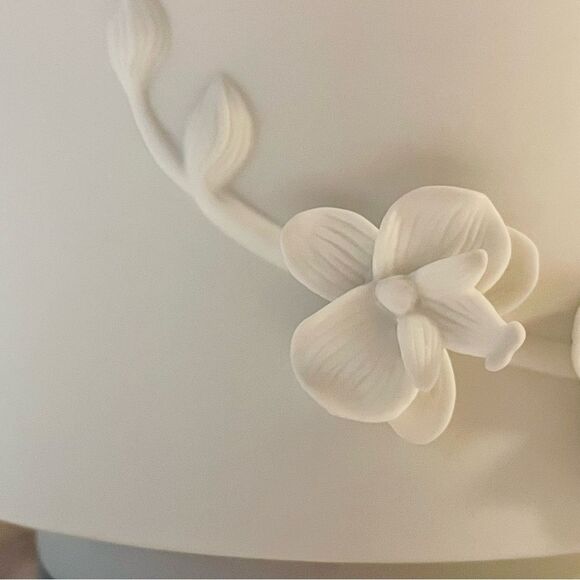 Teavana Orchid White Bisque Porcelain Tea Set - Picture 4 of 16